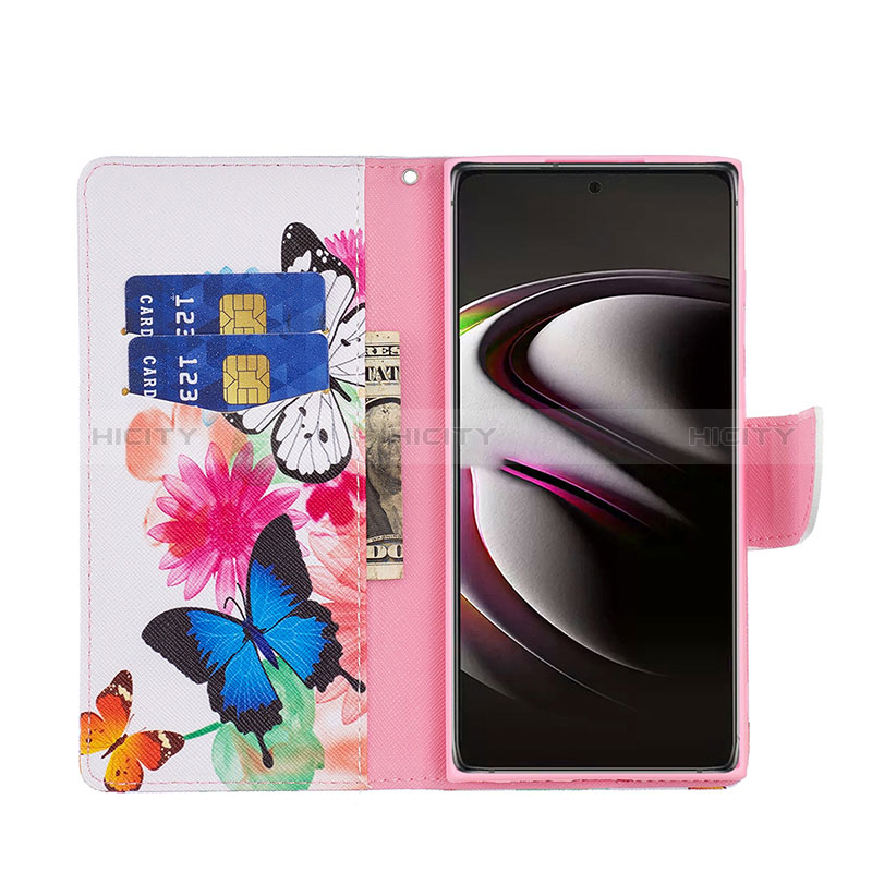 Coque Portefeuille Motif Fantaisie Livre Cuir Etui Clapet B09F pour Samsung Galaxy S24 Ultra 5G Plus