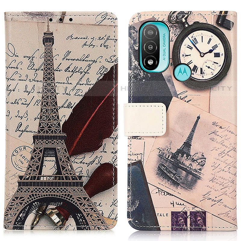 Coque Portefeuille Motif Fantaisie Livre Cuir Etui Clapet D02Y pour Motorola Moto E40 Plus