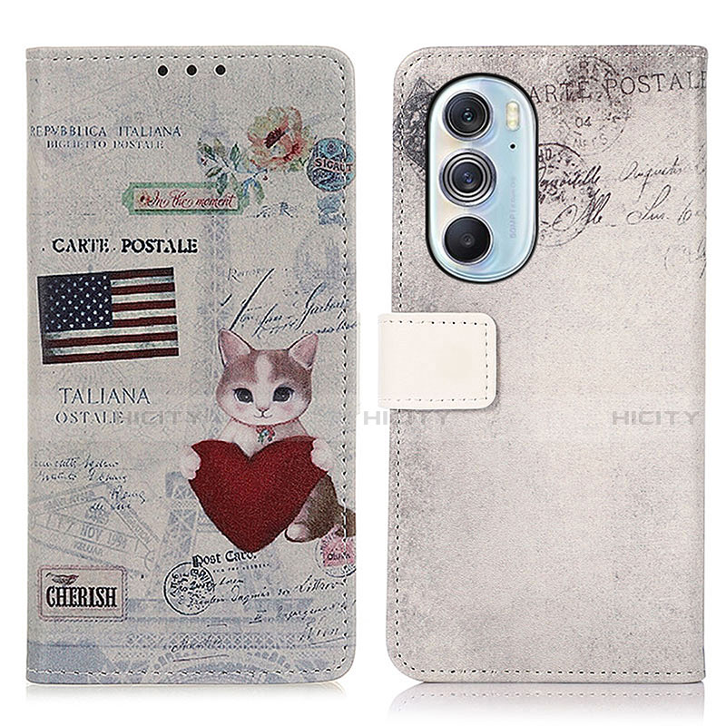 Coque Portefeuille Motif Fantaisie Livre Cuir Etui Clapet D02Y pour Motorola Moto Edge 30 Pro 5G Plus