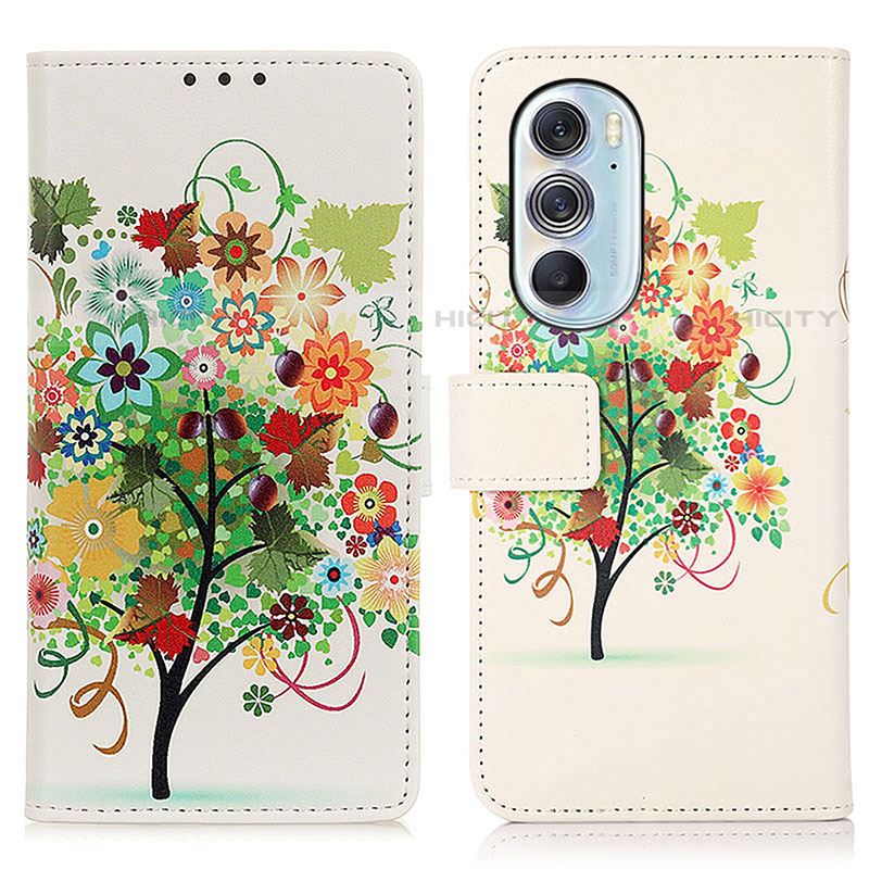 Coque Portefeuille Motif Fantaisie Livre Cuir Etui Clapet D02Y pour Motorola Moto Edge X30 5G Colorful Plus