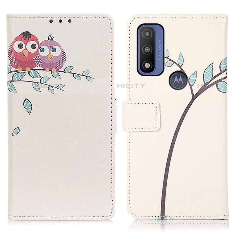 Coque Portefeuille Motif Fantaisie Livre Cuir Etui Clapet D02Y pour Motorola Moto G Pure Plus