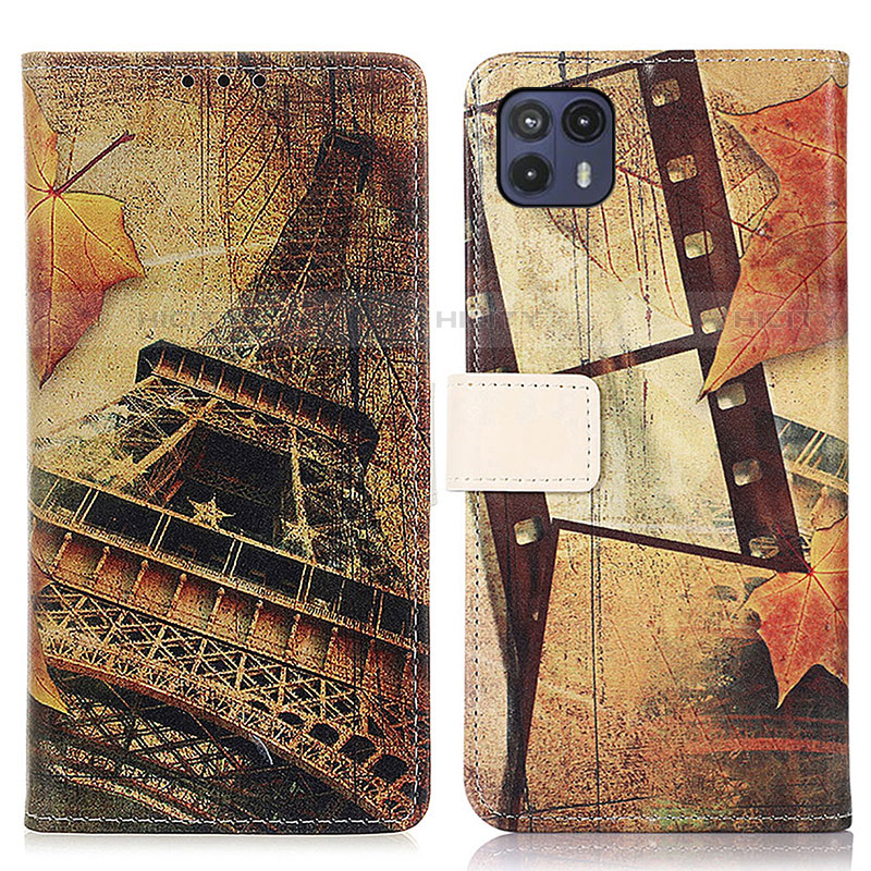 Coque Portefeuille Motif Fantaisie Livre Cuir Etui Clapet D02Y pour Motorola Moto G50 5G Plus