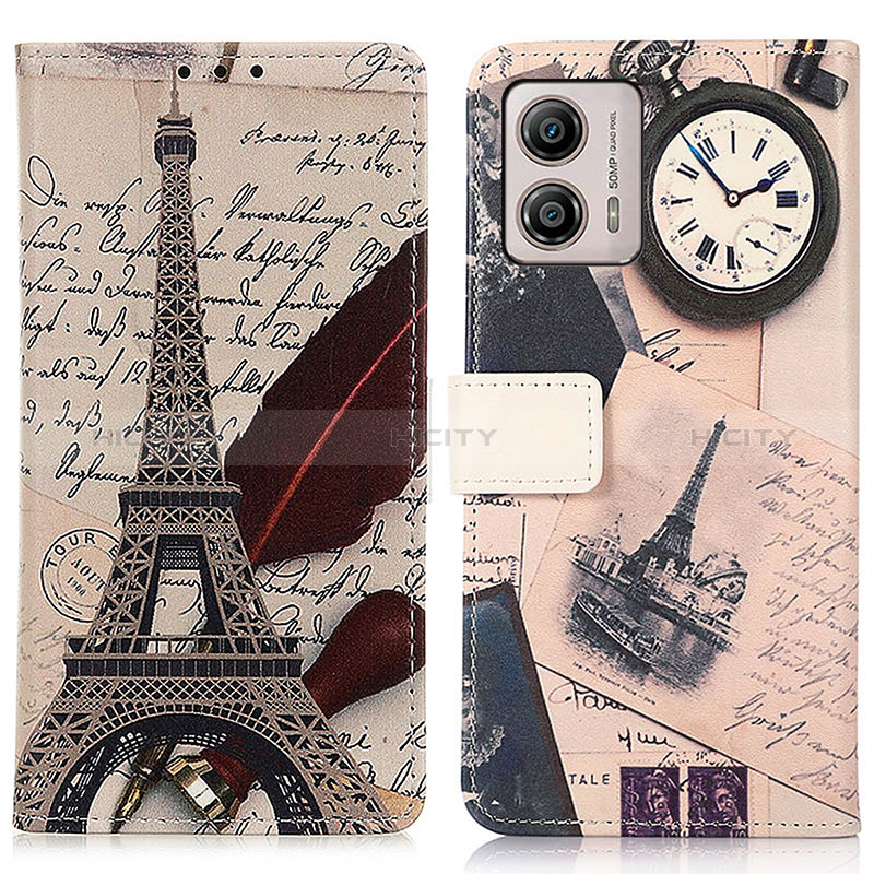 Coque Portefeuille Motif Fantaisie Livre Cuir Etui Clapet D02Y pour Motorola Moto G53j 5G Mixte Plus