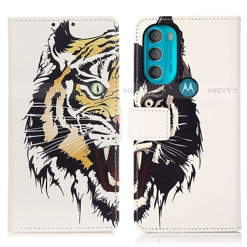 Coque Portefeuille Motif Fantaisie Livre Cuir Etui Clapet D02Y pour Motorola Moto G71 5G Plus