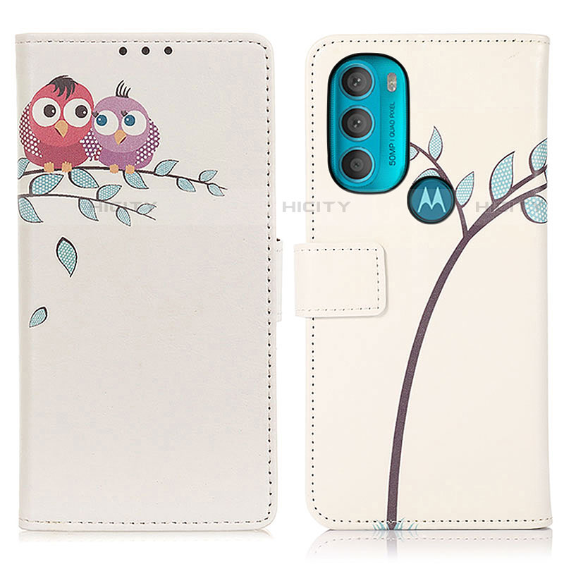 Coque Portefeuille Motif Fantaisie Livre Cuir Etui Clapet D02Y pour Motorola Moto G71 5G Plus