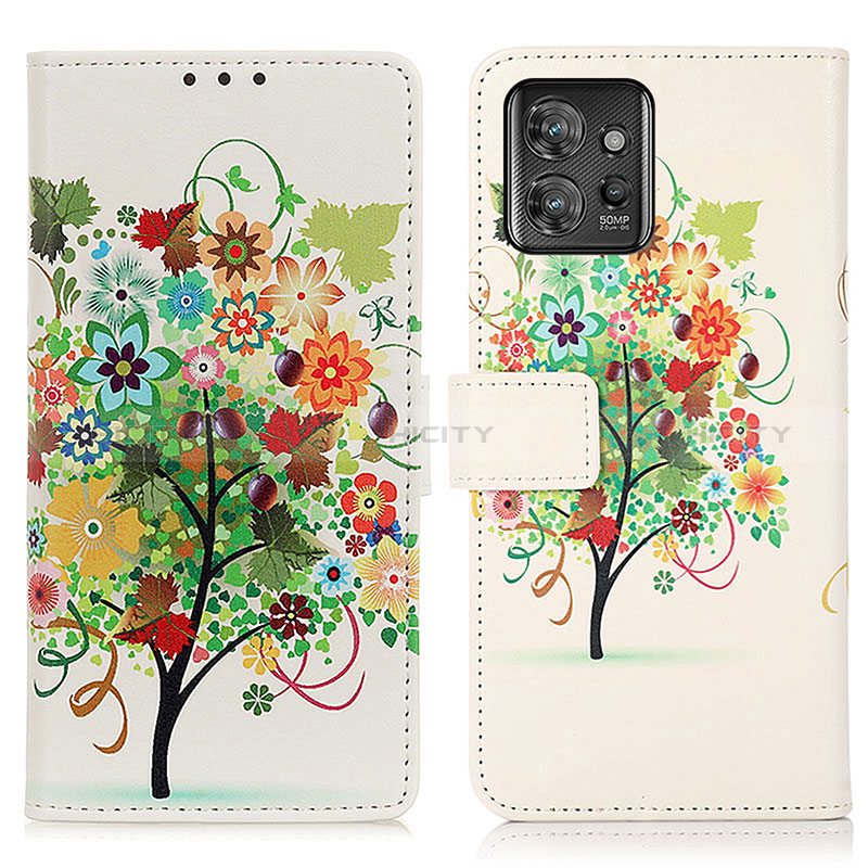 Coque Portefeuille Motif Fantaisie Livre Cuir Etui Clapet D02Y pour Motorola ThinkPhone 5G Plus