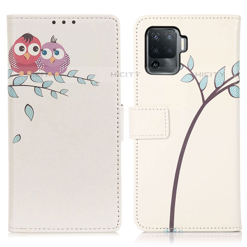 Coque Portefeuille Motif Fantaisie Livre Cuir Etui Clapet D02Y pour Oppo A94 4G Plus