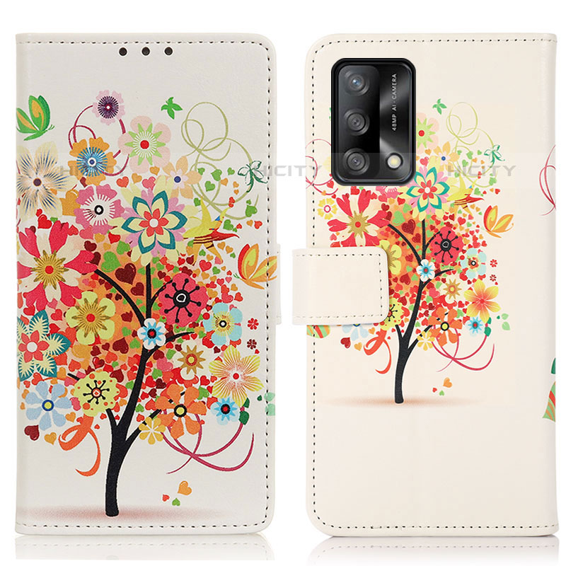 Coque Portefeuille Motif Fantaisie Livre Cuir Etui Clapet D02Y pour Oppo Reno6 Lite Plus