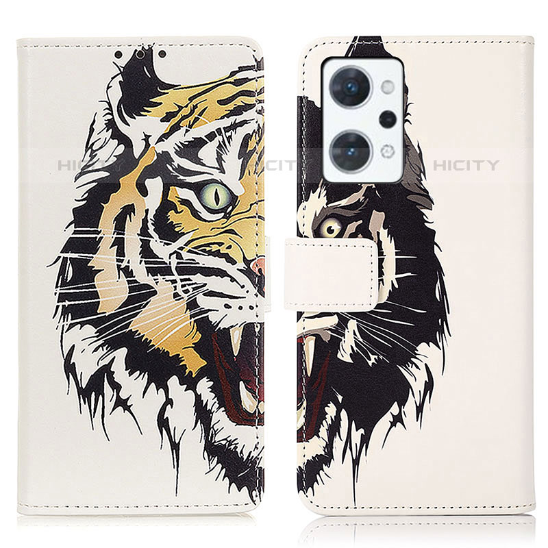 Coque Portefeuille Motif Fantaisie Livre Cuir Etui Clapet D02Y pour Oppo Reno7 A Plus