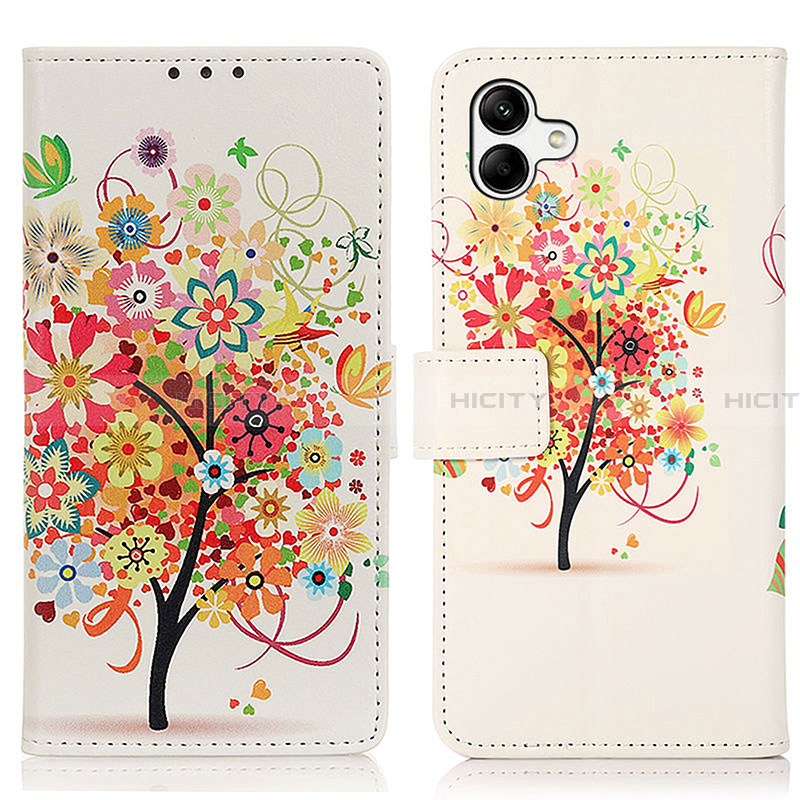 Coque Portefeuille Motif Fantaisie Livre Cuir Etui Clapet D02Y pour Samsung Galaxy A04 4G Colorful Plus