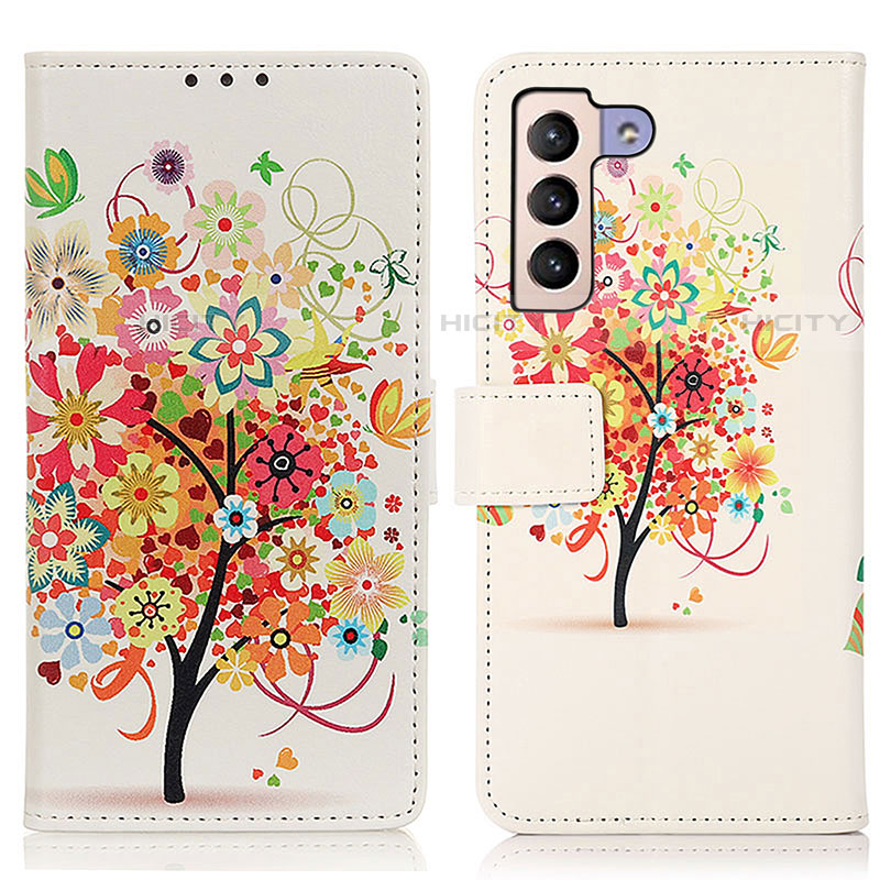 Coque Portefeuille Motif Fantaisie Livre Cuir Etui Clapet D02Y pour Samsung Galaxy S22 5G Plus