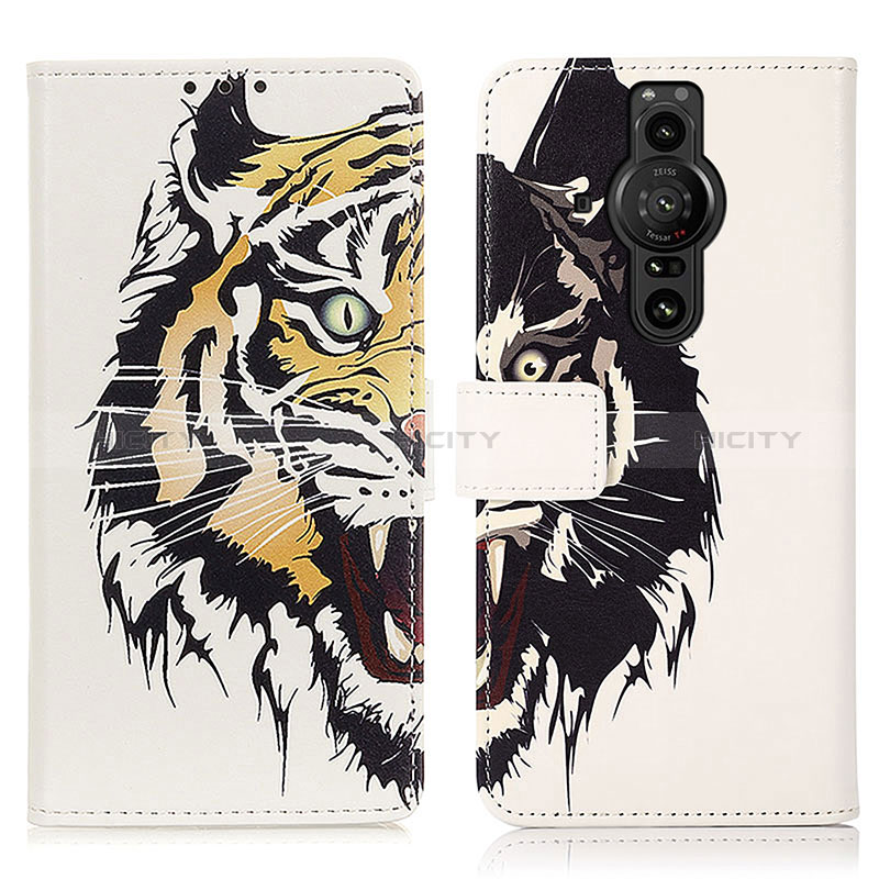 Coque Portefeuille Motif Fantaisie Livre Cuir Etui Clapet D02Y pour Sony Xperia PRO-I Plus