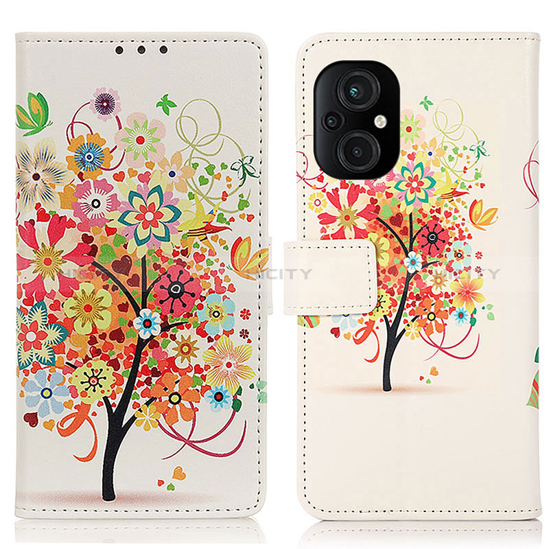 Coque Portefeuille Motif Fantaisie Livre Cuir Etui Clapet D02Y pour Xiaomi Poco M5 4G Plus