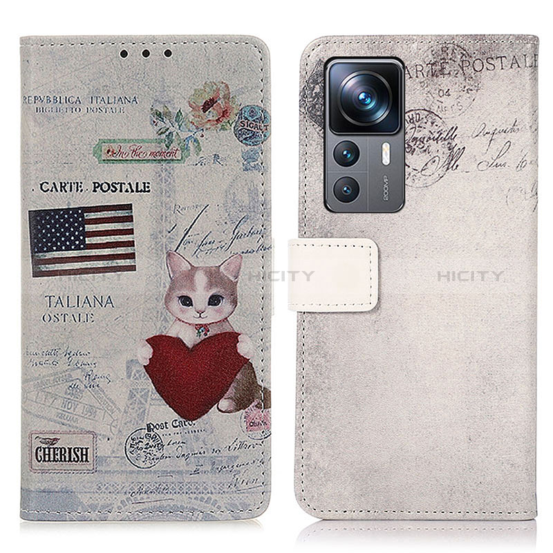 Coque Portefeuille Motif Fantaisie Livre Cuir Etui Clapet D02Y pour Xiaomi Redmi K50 Ultra 5G Plus