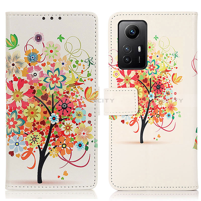 Coque Portefeuille Motif Fantaisie Livre Cuir Etui Clapet D02Y pour Xiaomi Redmi Note 12S Plus