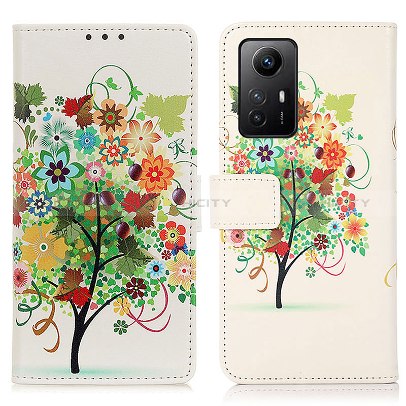 Coque Portefeuille Motif Fantaisie Livre Cuir Etui Clapet D02Y pour Xiaomi Redmi Note 12S Plus