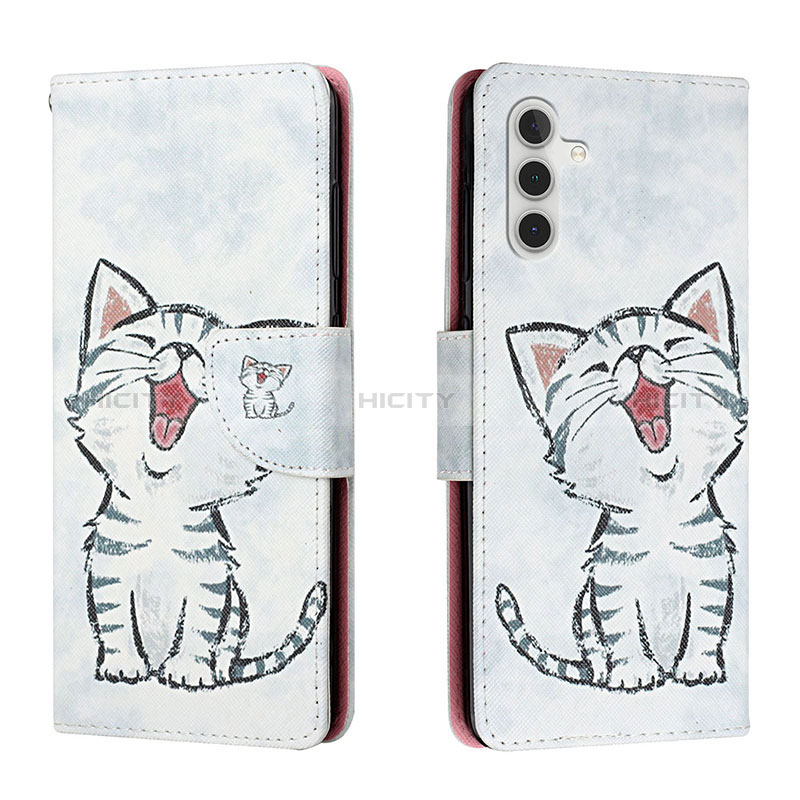 Coque Portefeuille Motif Fantaisie Livre Cuir Etui Clapet H01X pour Samsung Galaxy A04s Plus