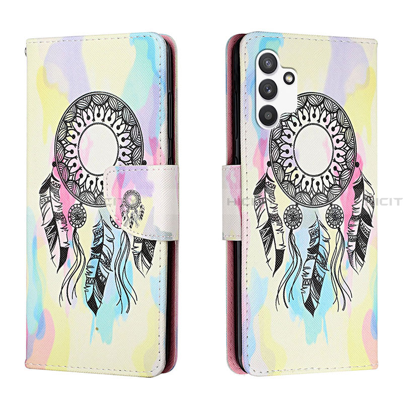 Coque Portefeuille Motif Fantaisie Livre Cuir Etui Clapet H01X pour Samsung Galaxy A13 4G Colorful Plus