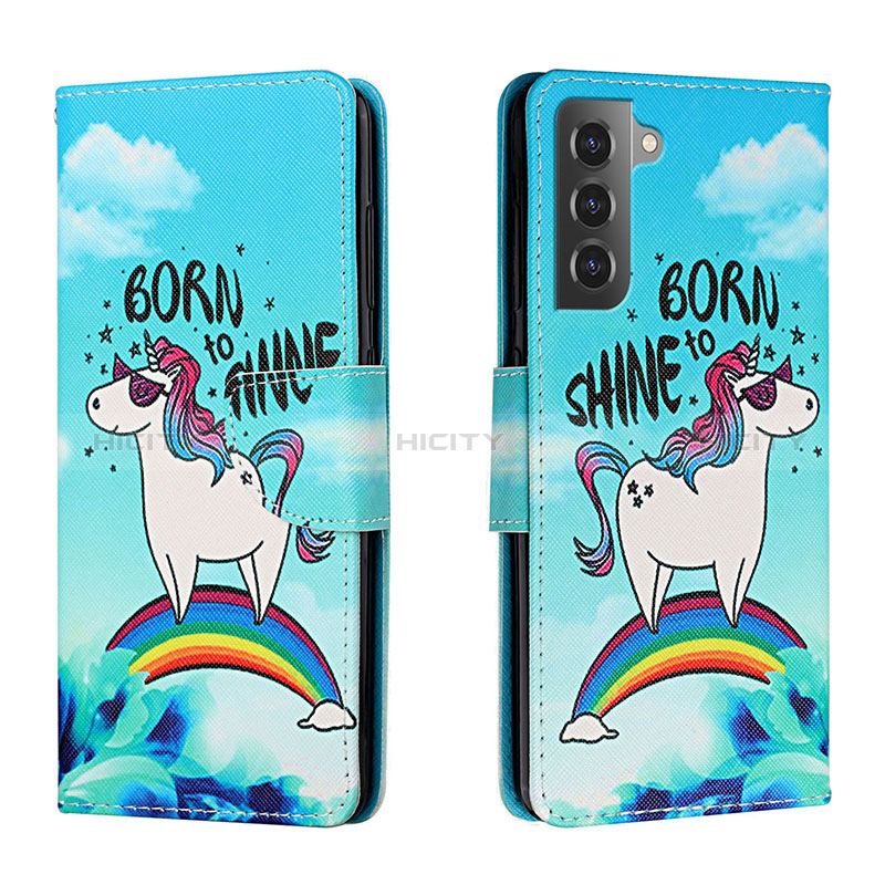 Coque Portefeuille Motif Fantaisie Livre Cuir Etui Clapet H01X pour Samsung Galaxy S23 Plus 5G Plus