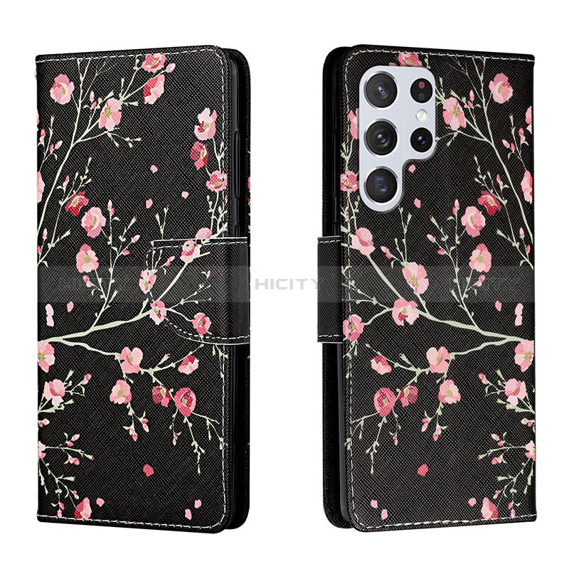 Coque Portefeuille Motif Fantaisie Livre Cuir Etui Clapet H01X pour Samsung Galaxy S23 Ultra 5G Plus