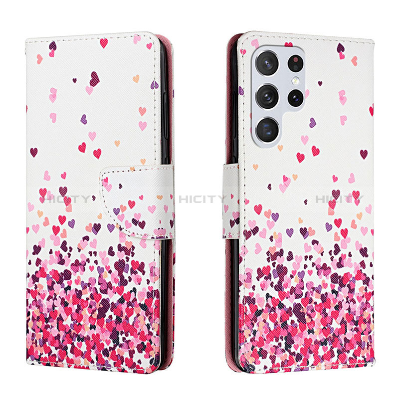 Coque Portefeuille Motif Fantaisie Livre Cuir Etui Clapet H01X pour Samsung Galaxy S23 Ultra 5G Plus