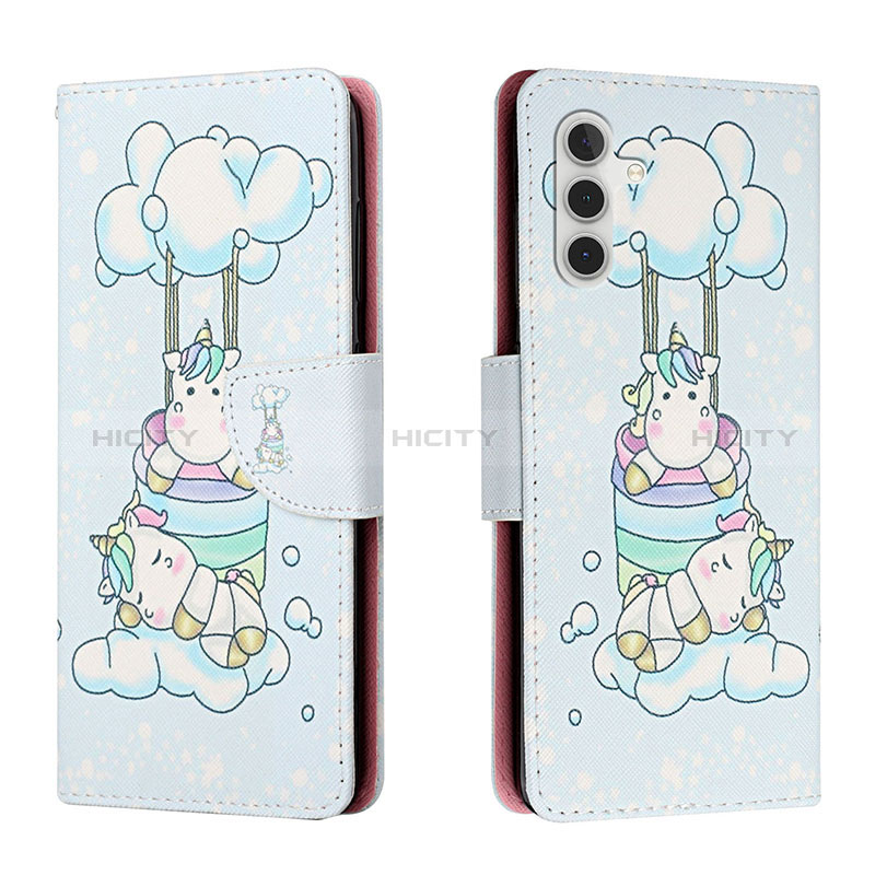 Coque Portefeuille Motif Fantaisie Livre Cuir Etui Clapet H02X pour Samsung Galaxy A04s Plus