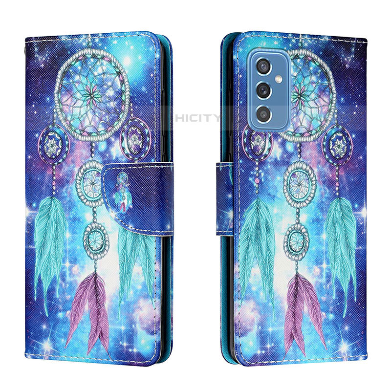 Coque Portefeuille Motif Fantaisie Livre Cuir Etui Clapet H02X pour Samsung Galaxy M52 5G Plus