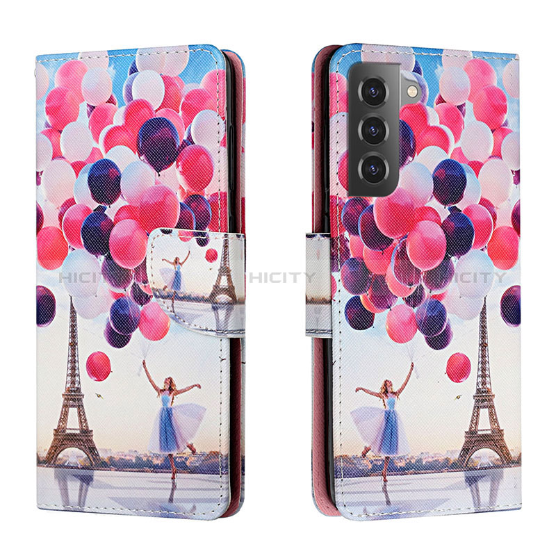 Coque Portefeuille Motif Fantaisie Livre Cuir Etui Clapet H02X pour Samsung Galaxy S23 Plus 5G Mixte Plus