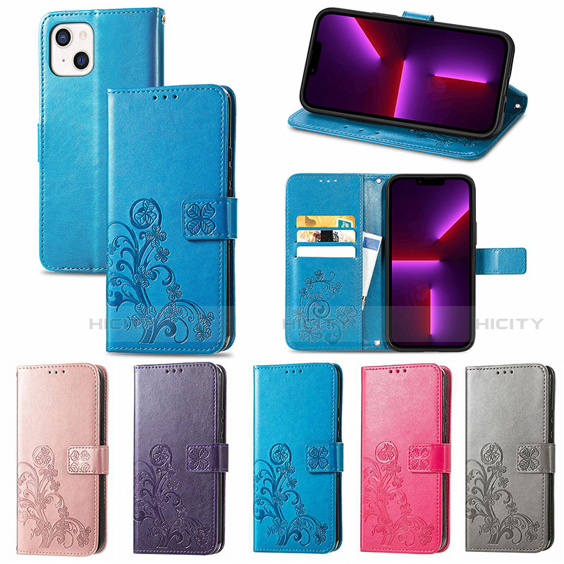 Coque Portefeuille Motif Fantaisie Livre Cuir Etui Clapet H03 pour Apple iPhone 13 Mini Plus