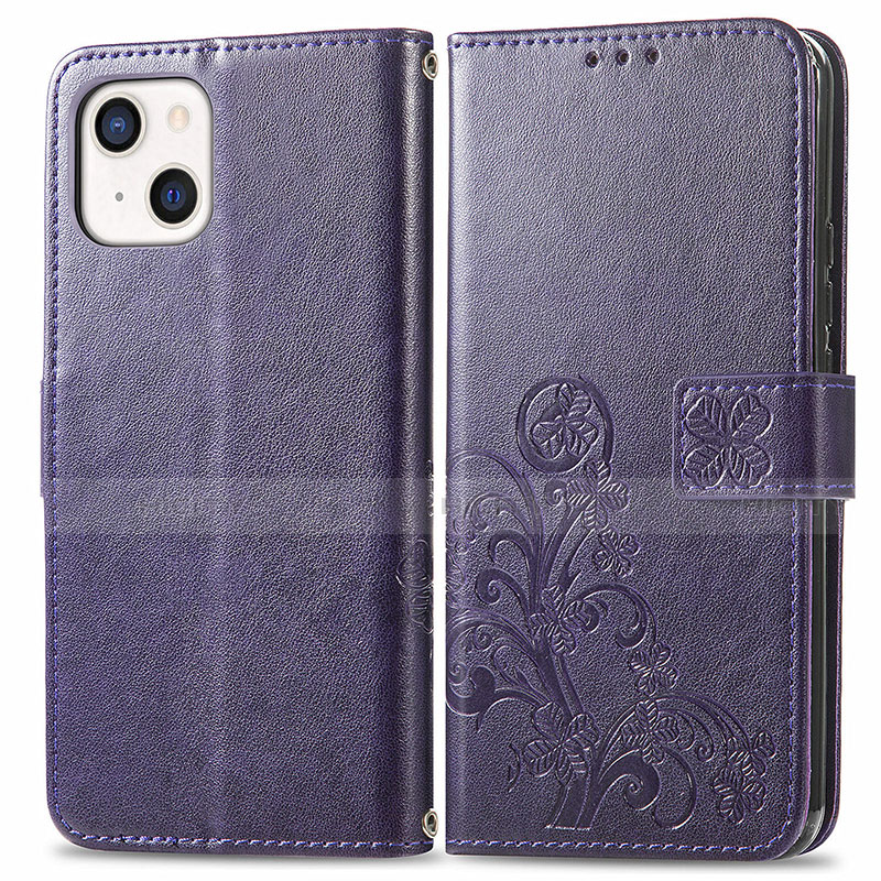 Coque Portefeuille Motif Fantaisie Livre Cuir Etui Clapet H03 pour Apple iPhone 13 Plus