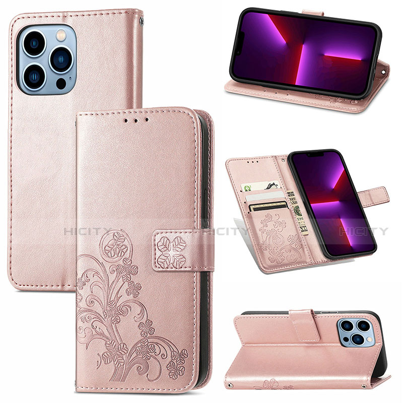 Coque Portefeuille Motif Fantaisie Livre Cuir Etui Clapet H04 pour Apple iPhone 13 Pro Max Plus