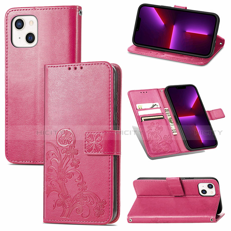 Coque Portefeuille Motif Fantaisie Livre Cuir Etui Clapet H04 pour Apple iPhone 14 Plus