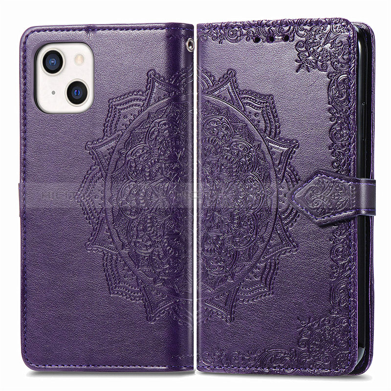 Coque Portefeuille Motif Fantaisie Livre Cuir Etui Clapet H05 pour Apple iPhone 15 Plus Plus