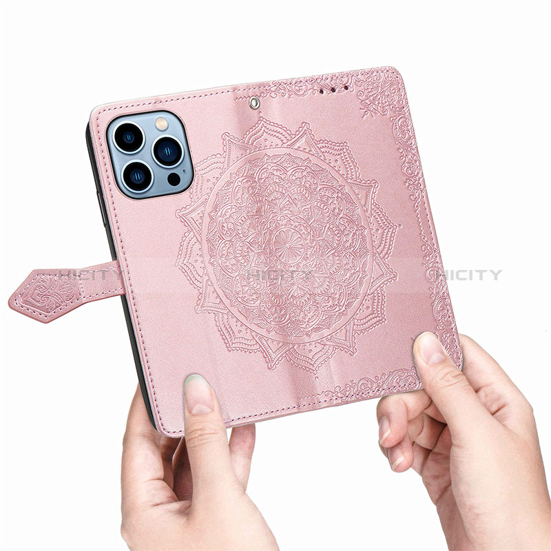 Coque Portefeuille Motif Fantaisie Livre Cuir Etui Clapet H06 pour Apple iPhone 14 Pro Plus