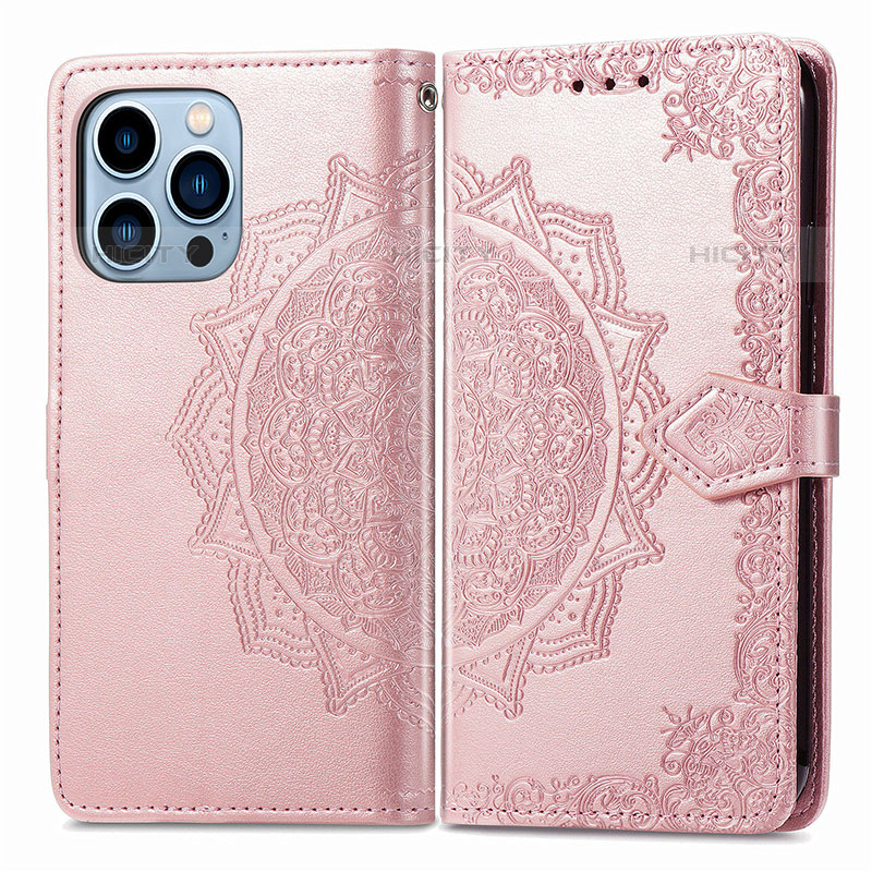 Coque Portefeuille Motif Fantaisie Livre Cuir Etui Clapet H06 pour Apple iPhone 15 Pro Max Plus