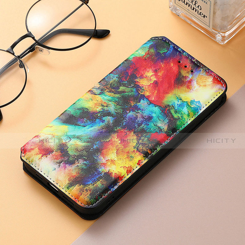 Coque Portefeuille Motif Fantaisie Livre Cuir Etui Clapet H09 pour Apple iPhone 13 Pro Colorful Plus