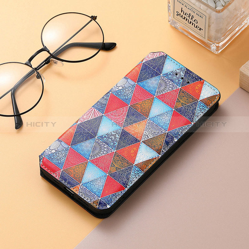 Coque Portefeuille Motif Fantaisie Livre Cuir Etui Clapet H10 pour Apple iPhone 15 Mixte Plus