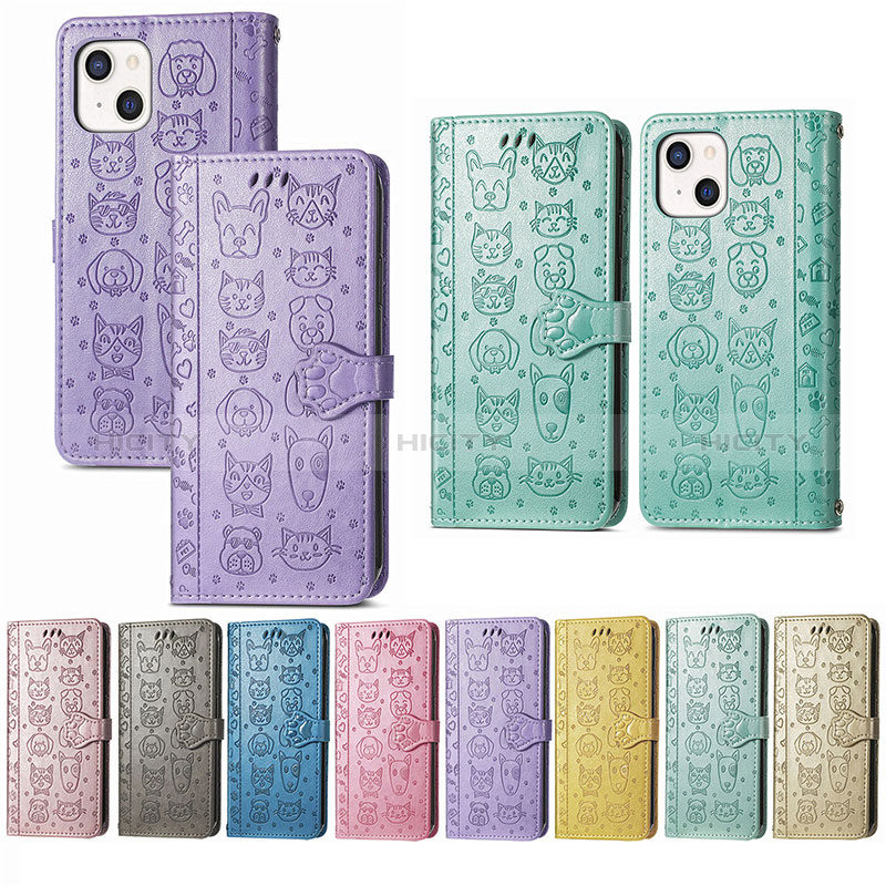 Coque Portefeuille Motif Fantaisie Livre Cuir Etui Clapet H11 pour Apple iPhone 15 Plus Plus