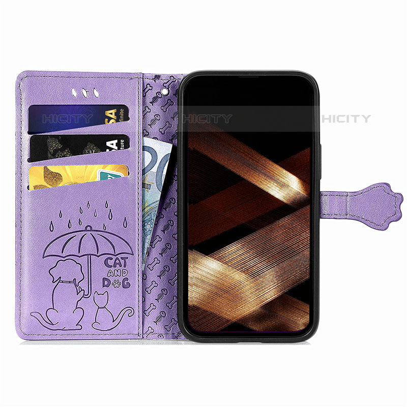 Coque Portefeuille Motif Fantaisie Livre Cuir Etui Clapet H11 pour Apple iPhone 15 Pro Max Plus