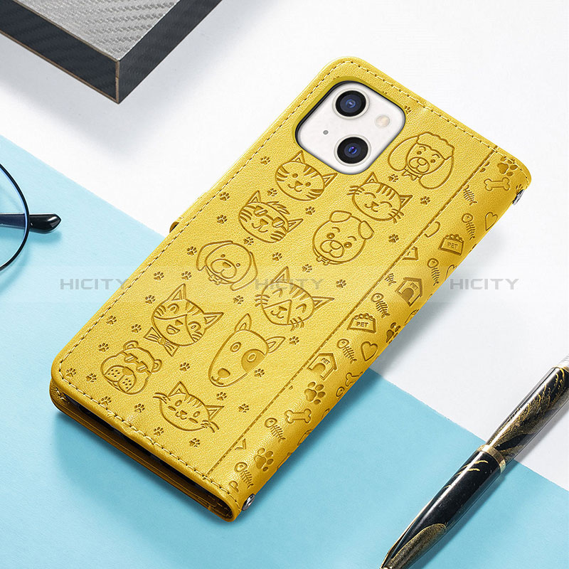 Coque Portefeuille Motif Fantaisie Livre Cuir Etui Clapet H12 pour Apple iPhone 15 Plus