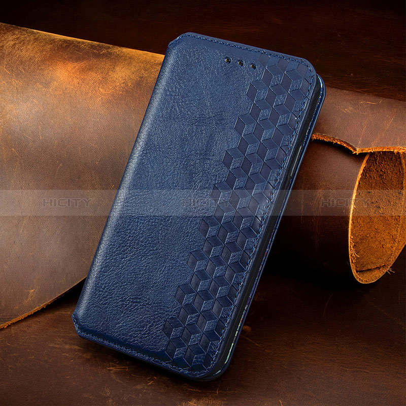 Coque Portefeuille Motif Fantaisie Livre Cuir Etui Clapet H14 pour Apple iPhone 15 Bleu Plus