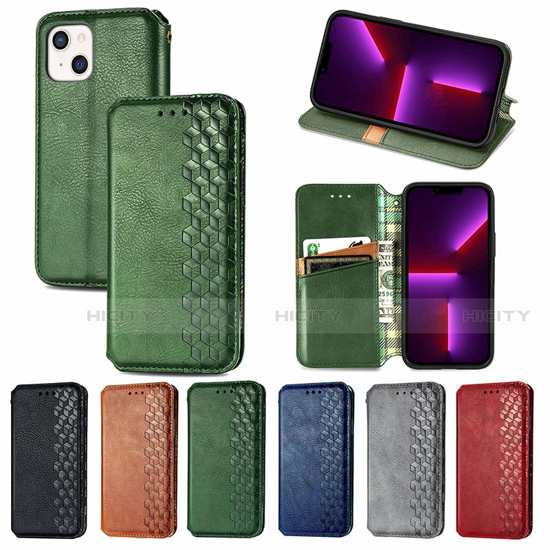 Coque Portefeuille Motif Fantaisie Livre Cuir Etui Clapet H15 pour Apple iPhone 13 Plus