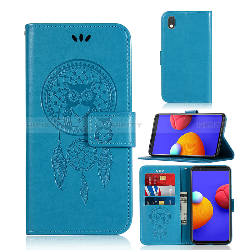 Coque Portefeuille Motif Fantaisie Livre Cuir Etui Clapet JX1 pour Samsung Galaxy A01 Core Plus