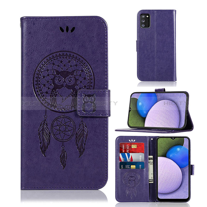 Coque Portefeuille Motif Fantaisie Livre Cuir Etui Clapet JX1 pour Samsung Galaxy A02s Plus