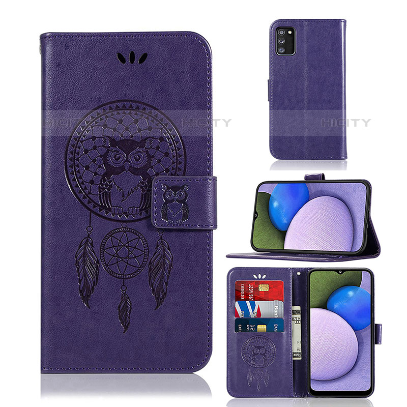 Coque Portefeuille Motif Fantaisie Livre Cuir Etui Clapet JX1 pour Samsung Galaxy M02s Plus