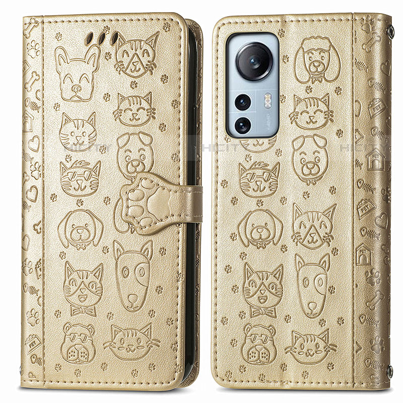 Coque Portefeuille Motif Fantaisie Livre Cuir Etui Clapet L01 pour Xiaomi Mi 12S 5G Plus