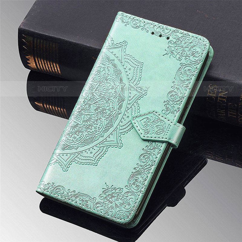 Coque Portefeuille Motif Fantaisie Livre Cuir Etui Clapet L02 pour Xiaomi Mi 11 Pro 5G Vert Plus