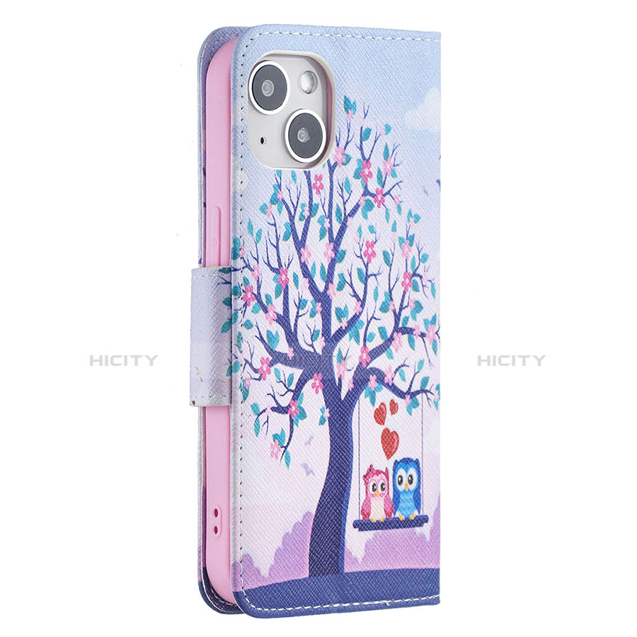 Coque Portefeuille Motif Fantaisie Livre Cuir Etui Clapet L07 pour Apple iPhone 13 Mixte Plus