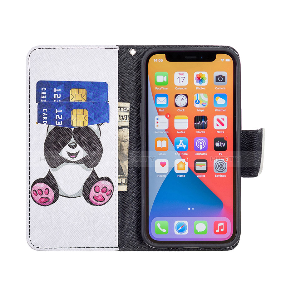 Coque Portefeuille Motif Fantaisie Livre Cuir Etui Clapet L07 pour Apple iPhone 13 Pro Max Blanc Plus