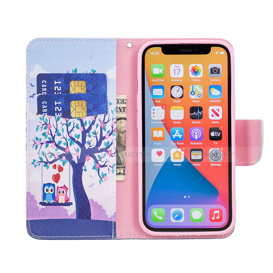 Coque Portefeuille Motif Fantaisie Livre Cuir Etui Clapet L07 pour Apple iPhone 13 Pro Max Mixte Plus